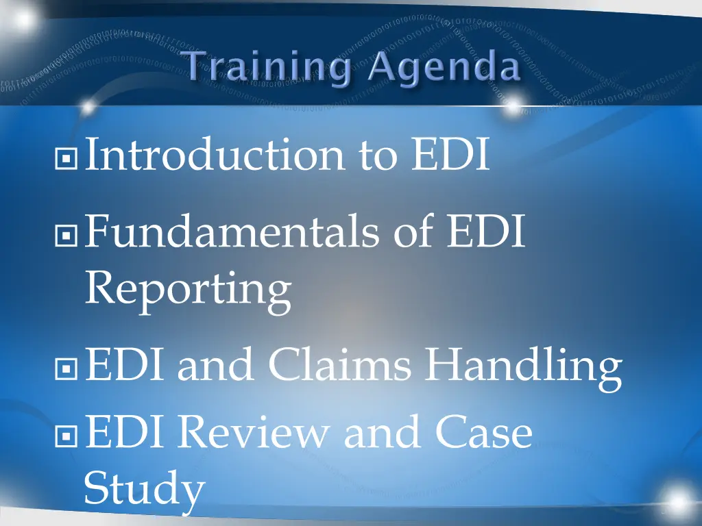 introduction to edi