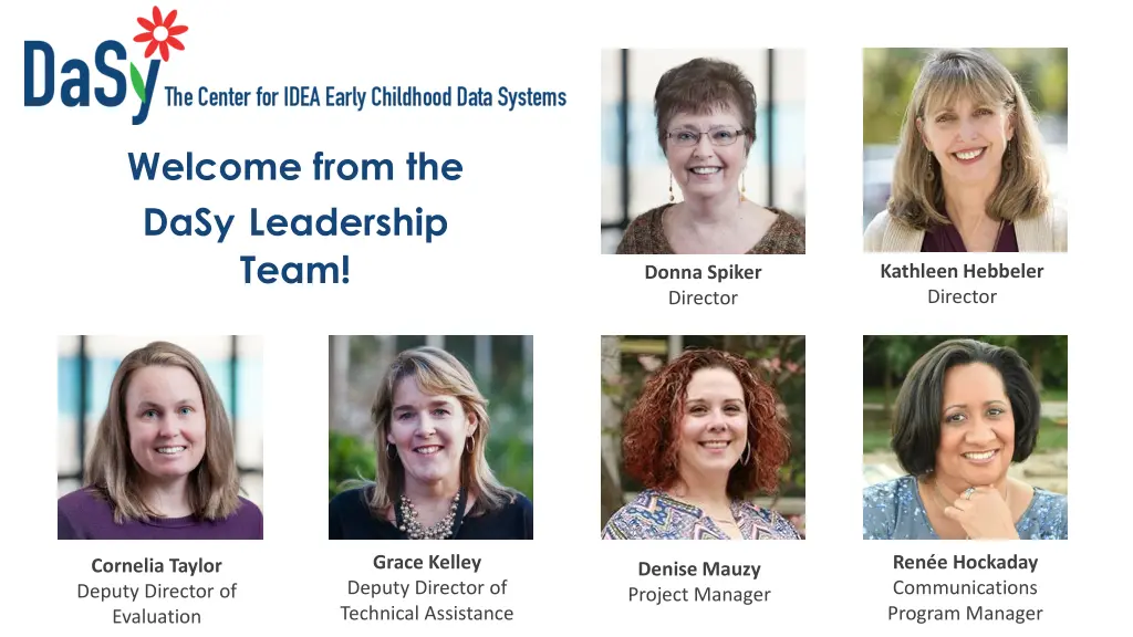 welcome from the dasy leadership team