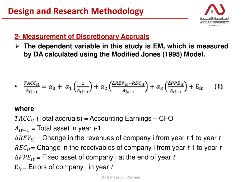 design and research methodology 1