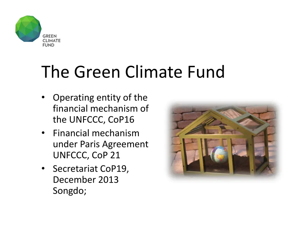 the green climate fund