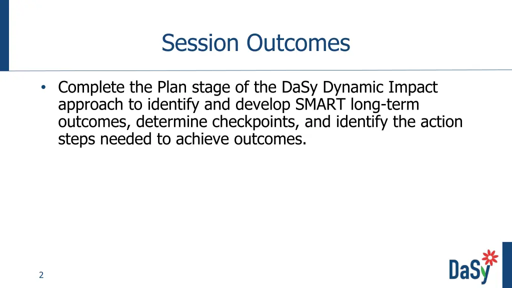 session outcomes