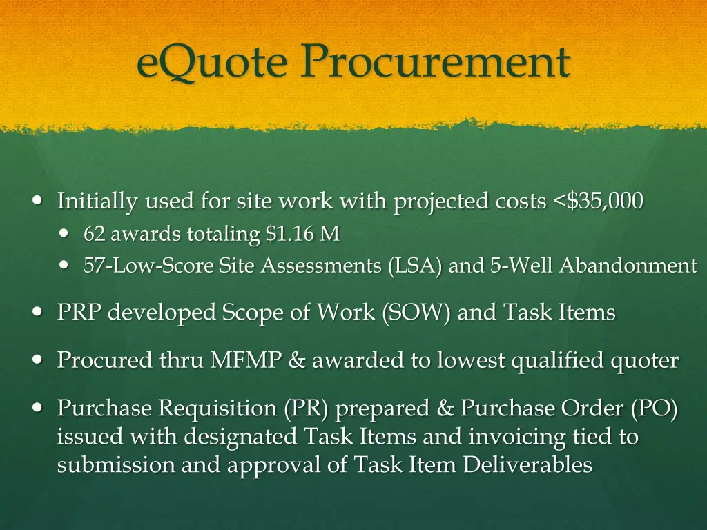 equote procurement