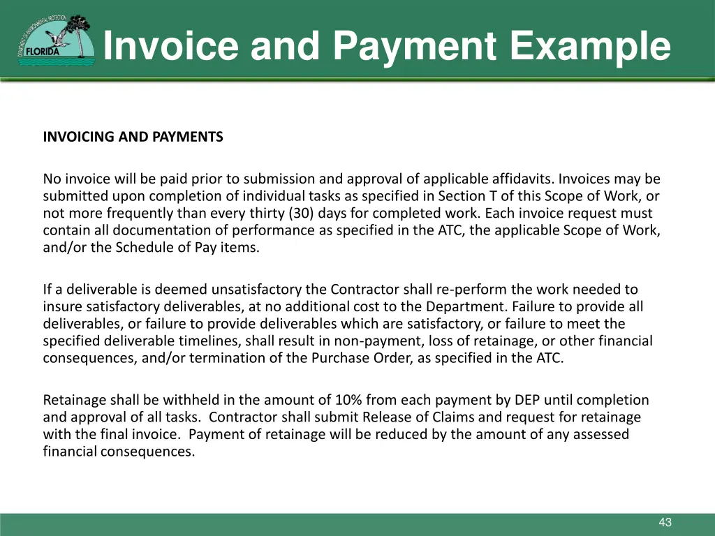 invoice and payment example