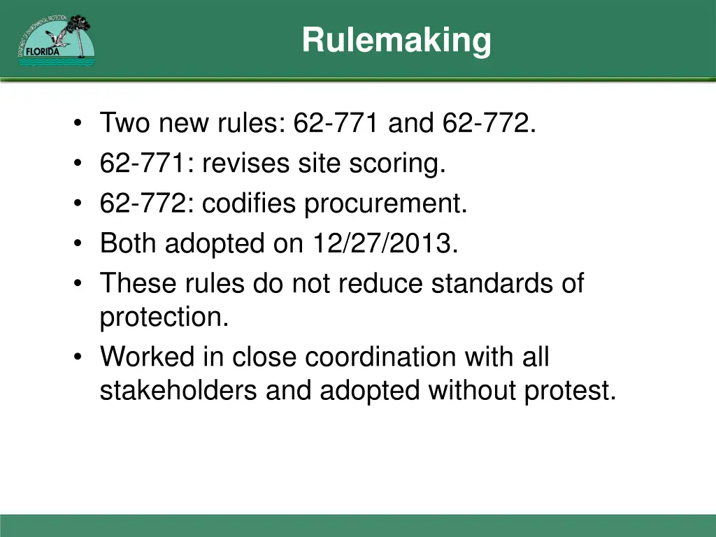 rulemaking