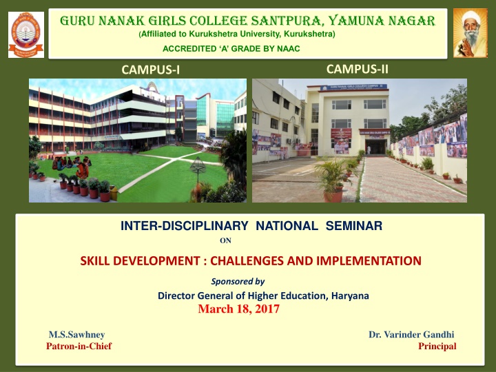 guru nanak girls college santpura yamuna nagar