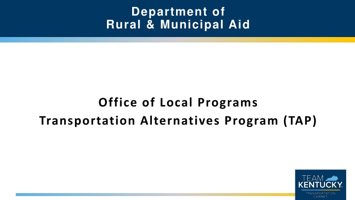 department of rural municipal aid