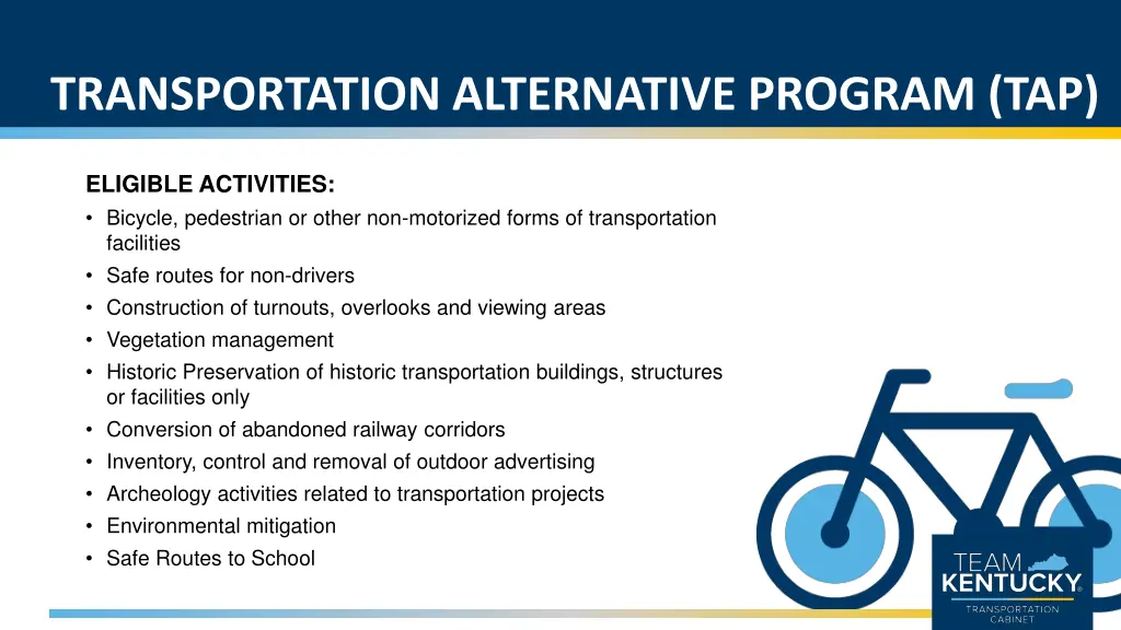 transportation alternative program tap 1