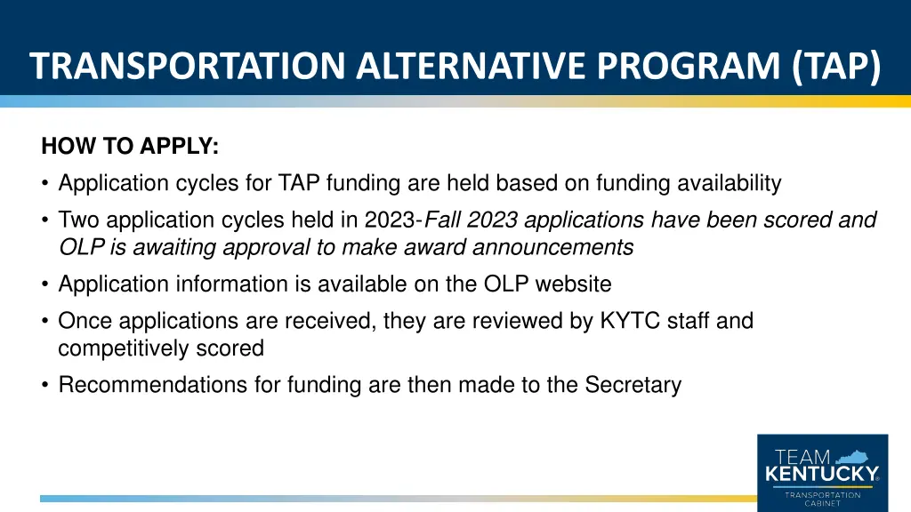 transportation alternative program tap 4