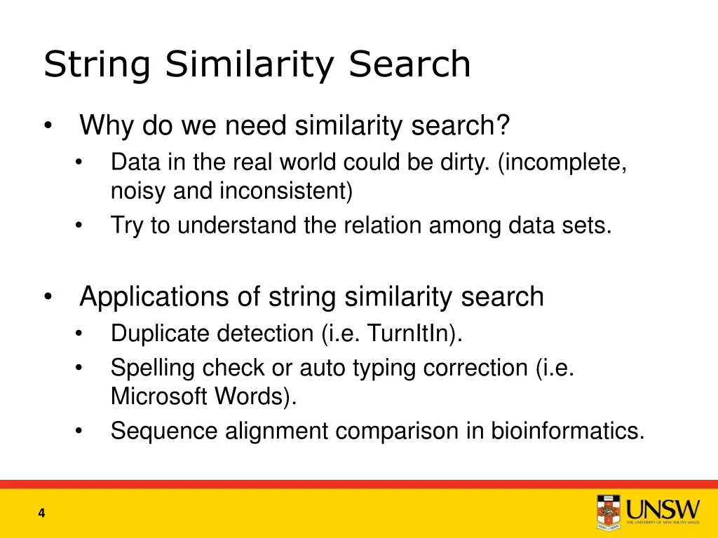 string similarity search