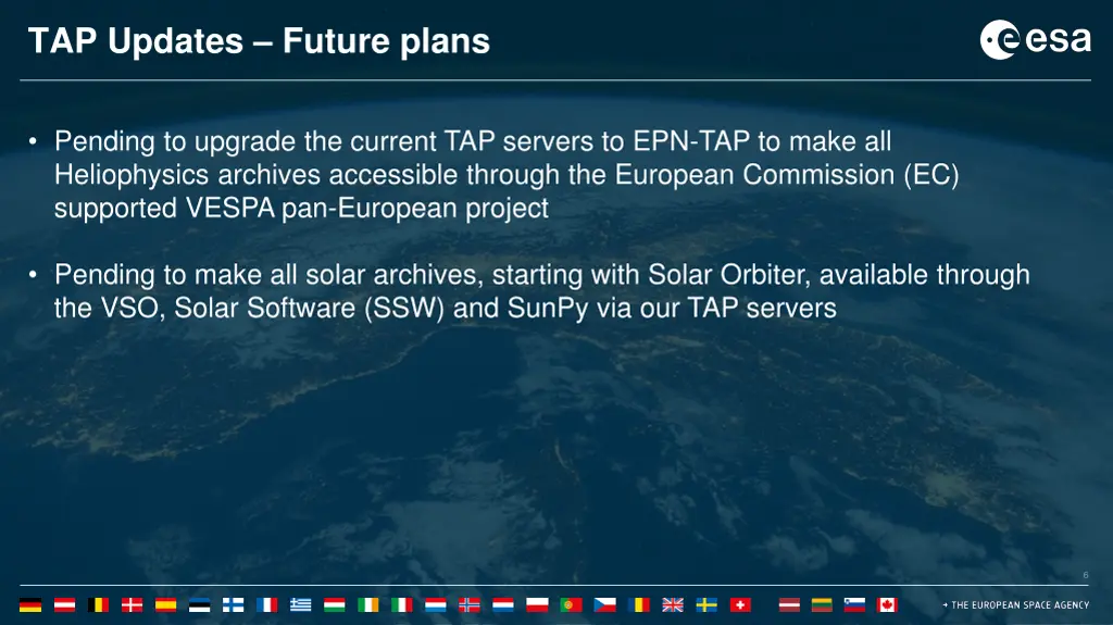 tap updates future plans