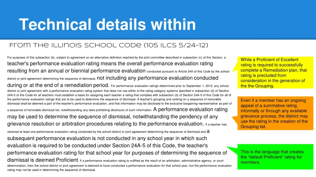 technical details within