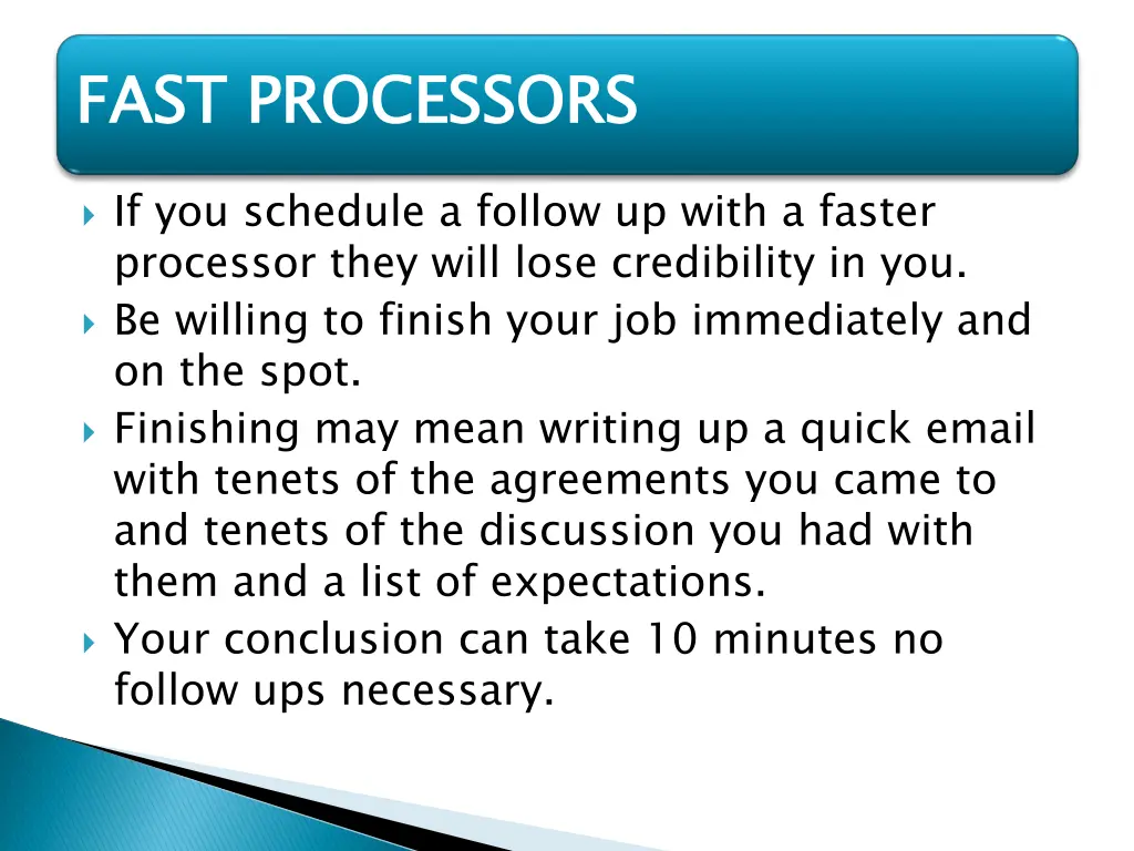 fast processors