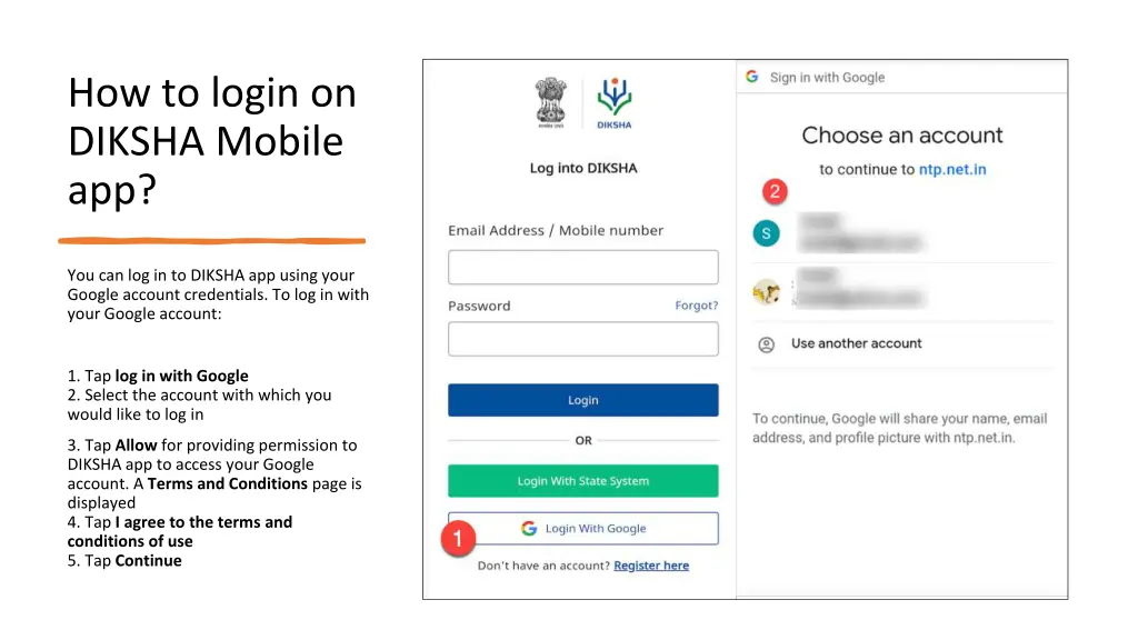 how to login on diksha mobile app 2