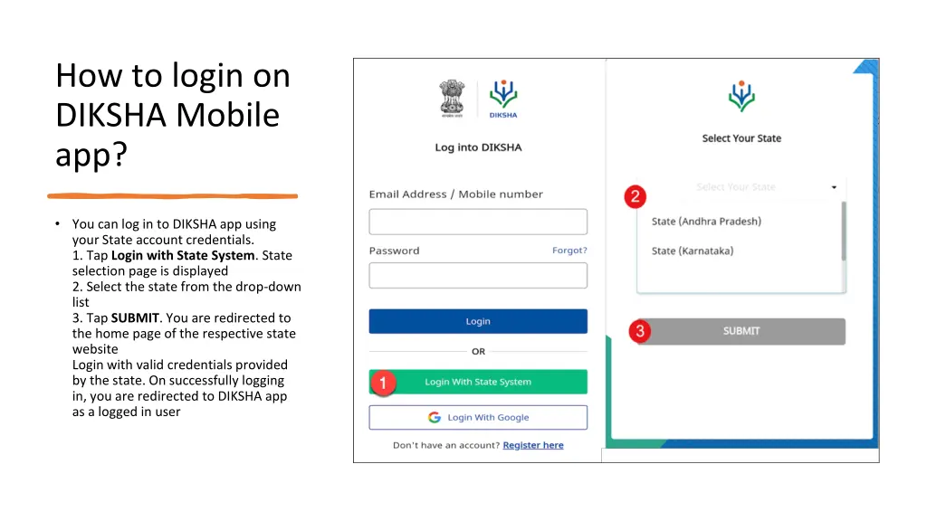 how to login on diksha mobile app 3