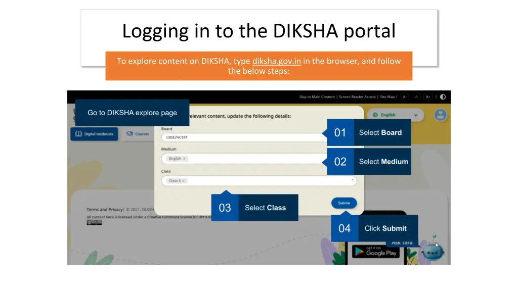 logging in to the diksha portal 1