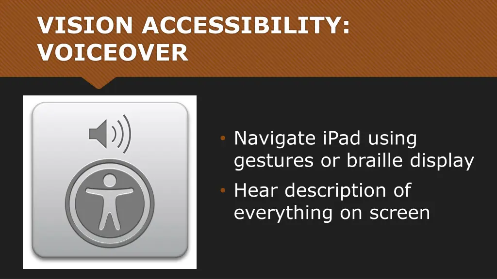 vision accessibility voiceover