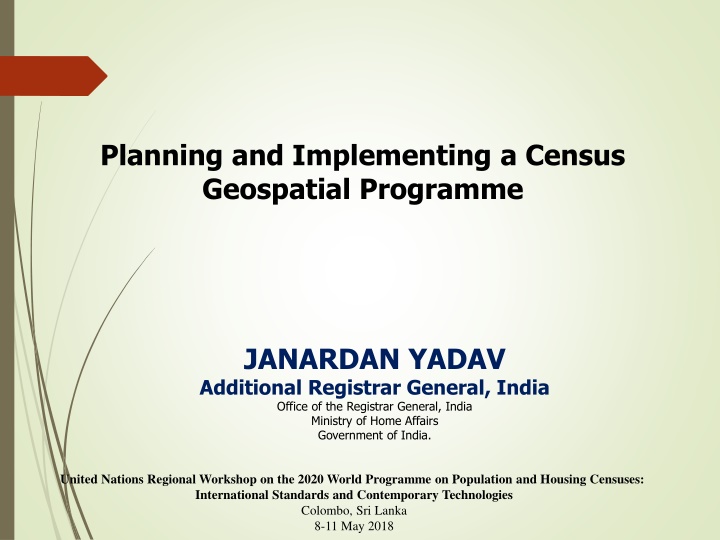 planning and implementing a census geospatial