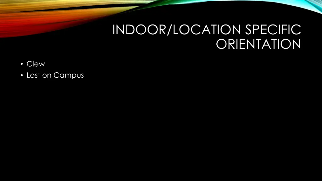 indoor location specific 1