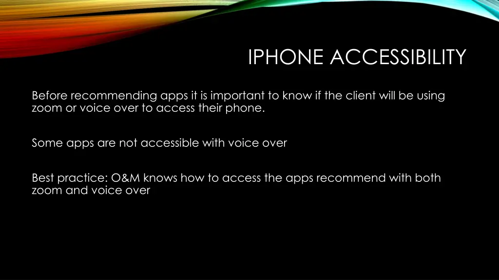 iphone accessibility