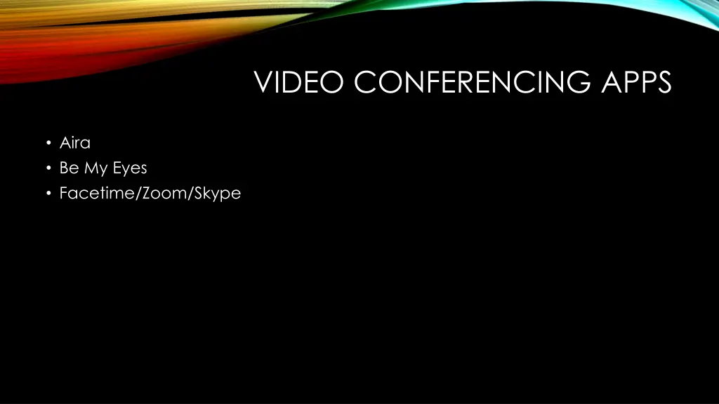 video conferencing apps