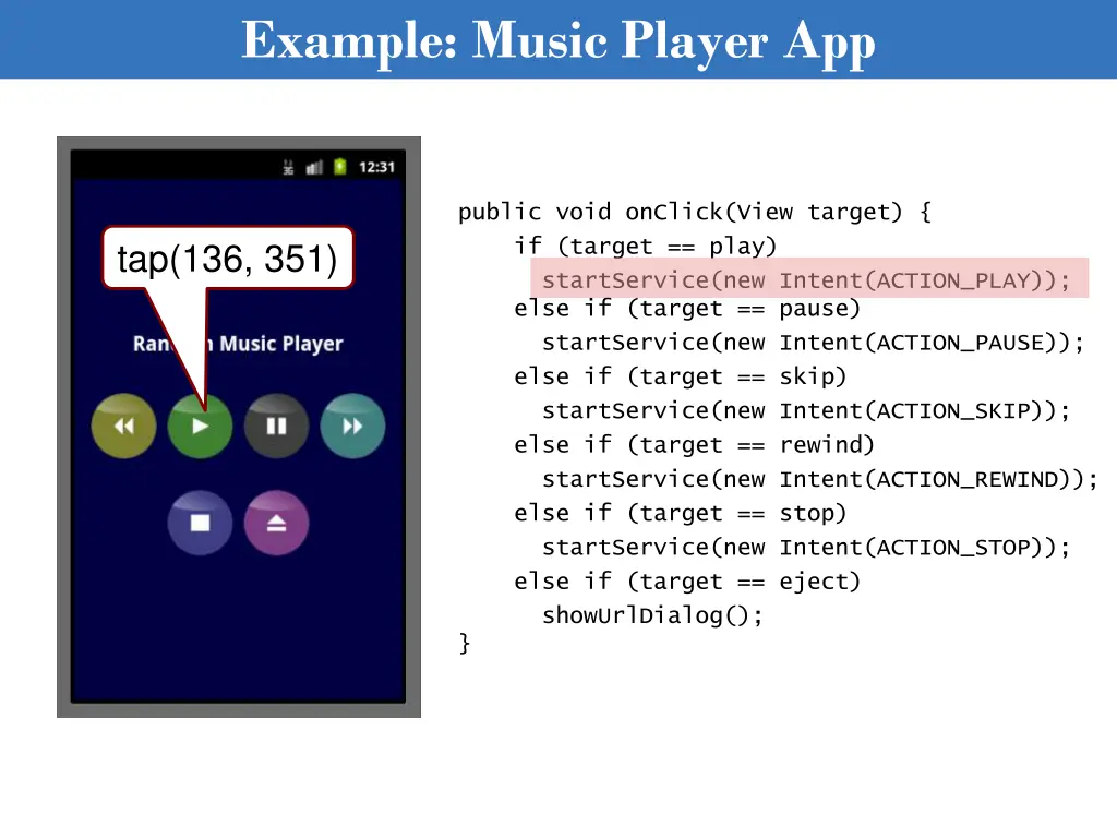 example music player app 1