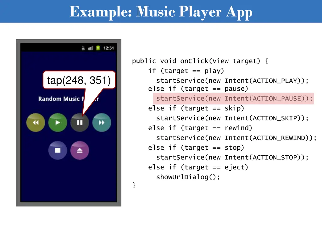 example music player app 2