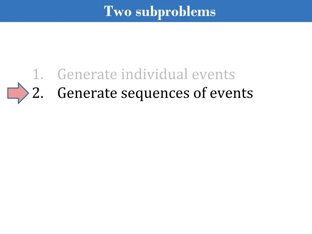 two subproblems 1