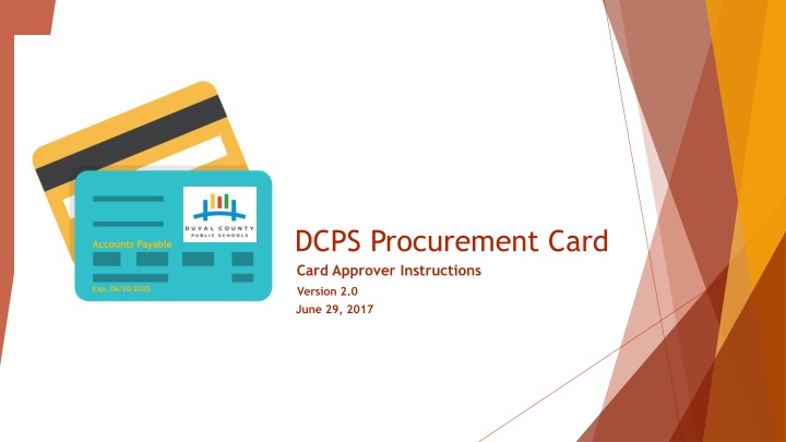 dcps procurement card card approver instructions