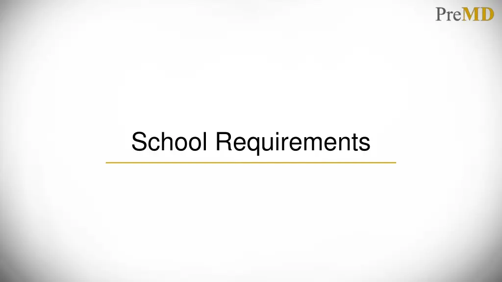 school requirements