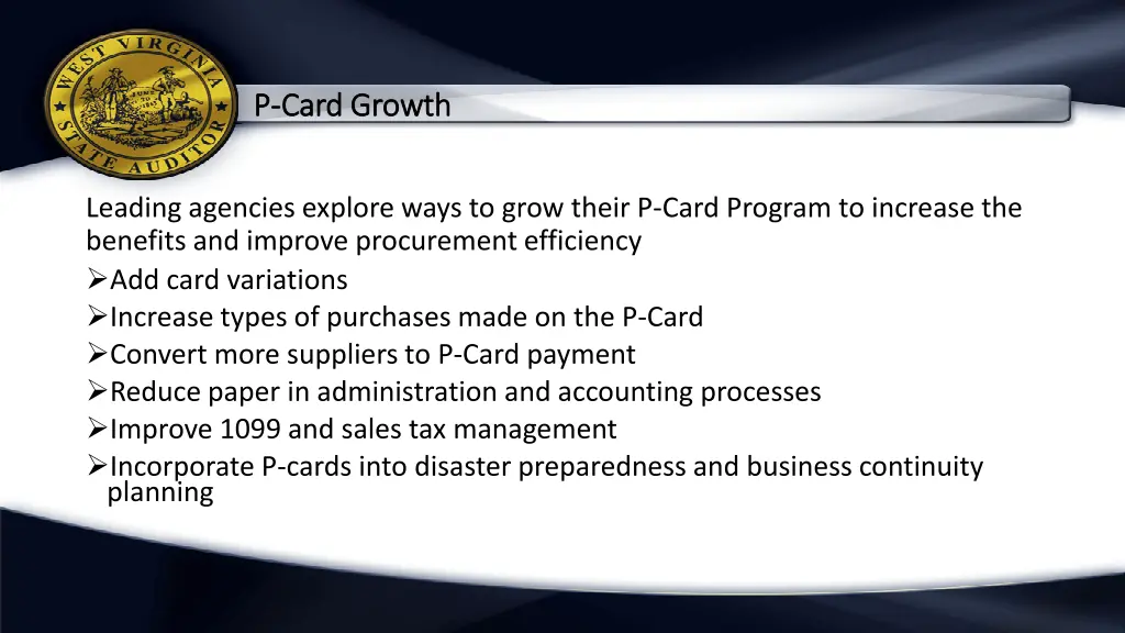 p p card growth card growth