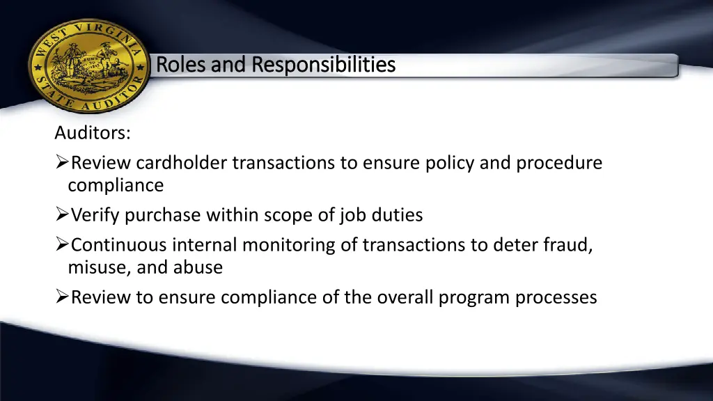 roles and responsibilities roles 4