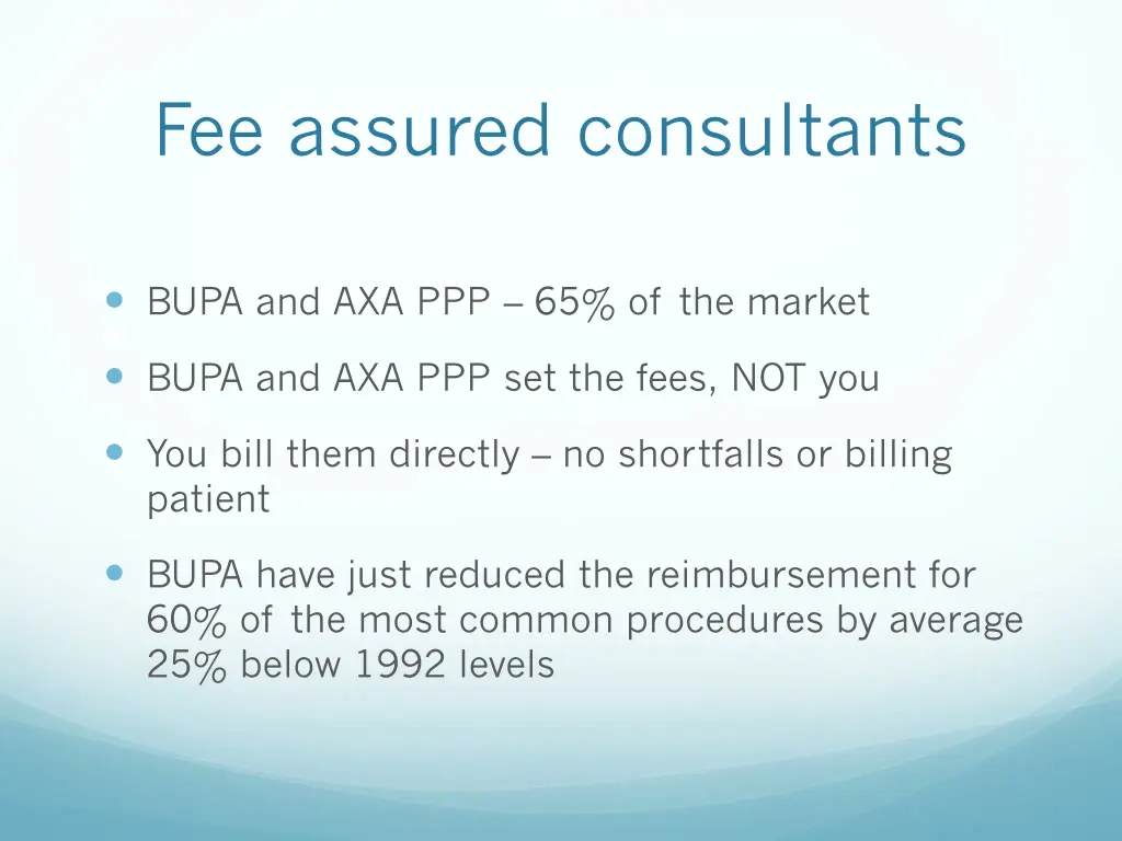 fee assured consultants