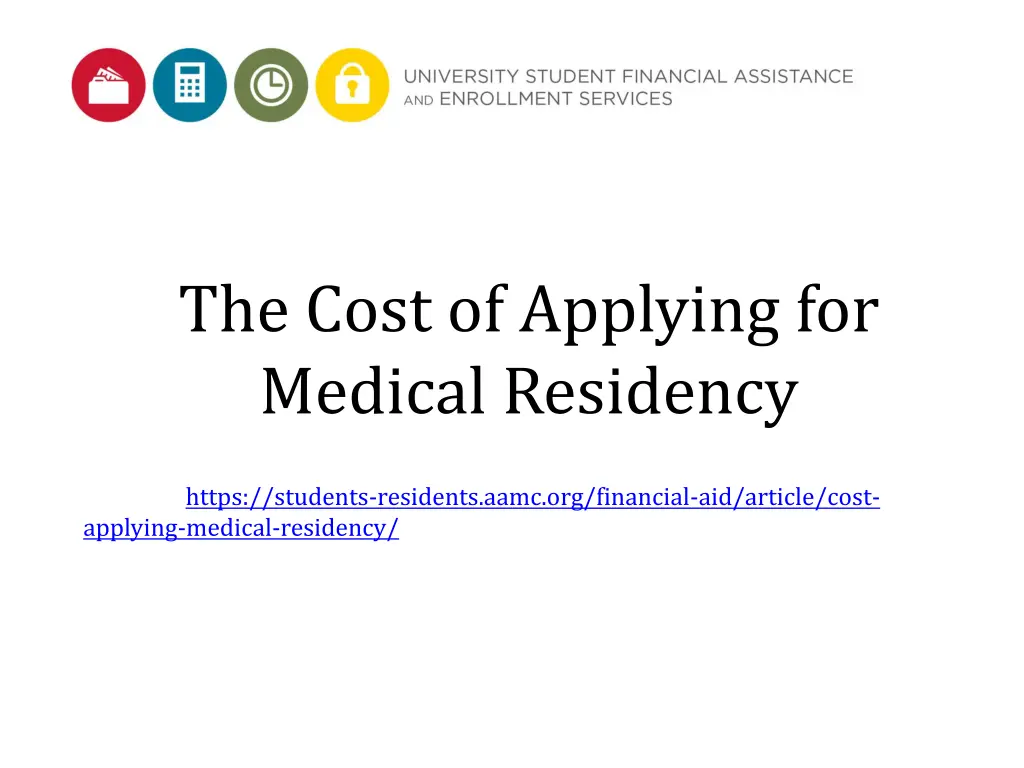 the cost of applying for medical residency