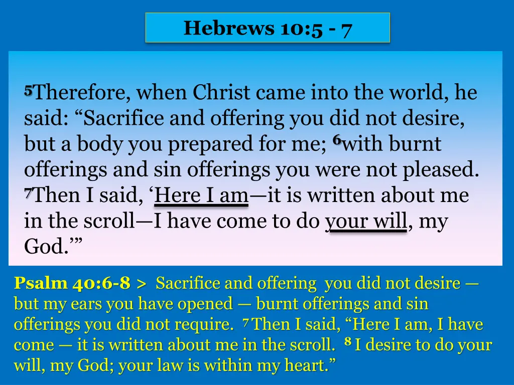 hebrews 10 5 7