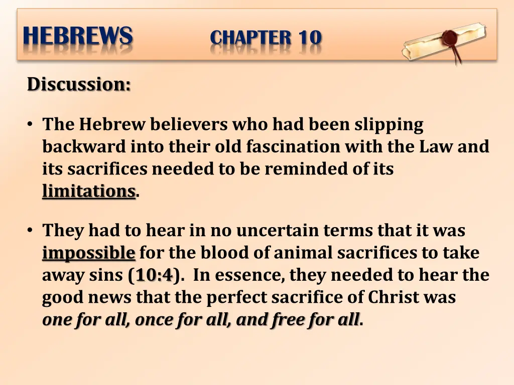 hebrews chapter 10 15