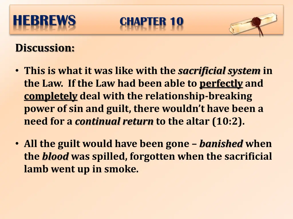 hebrews chapter 10 3