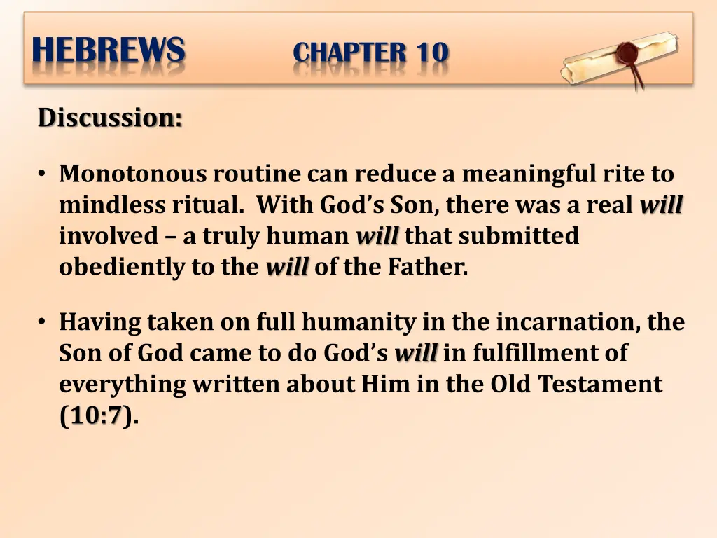 hebrews chapter 10 9