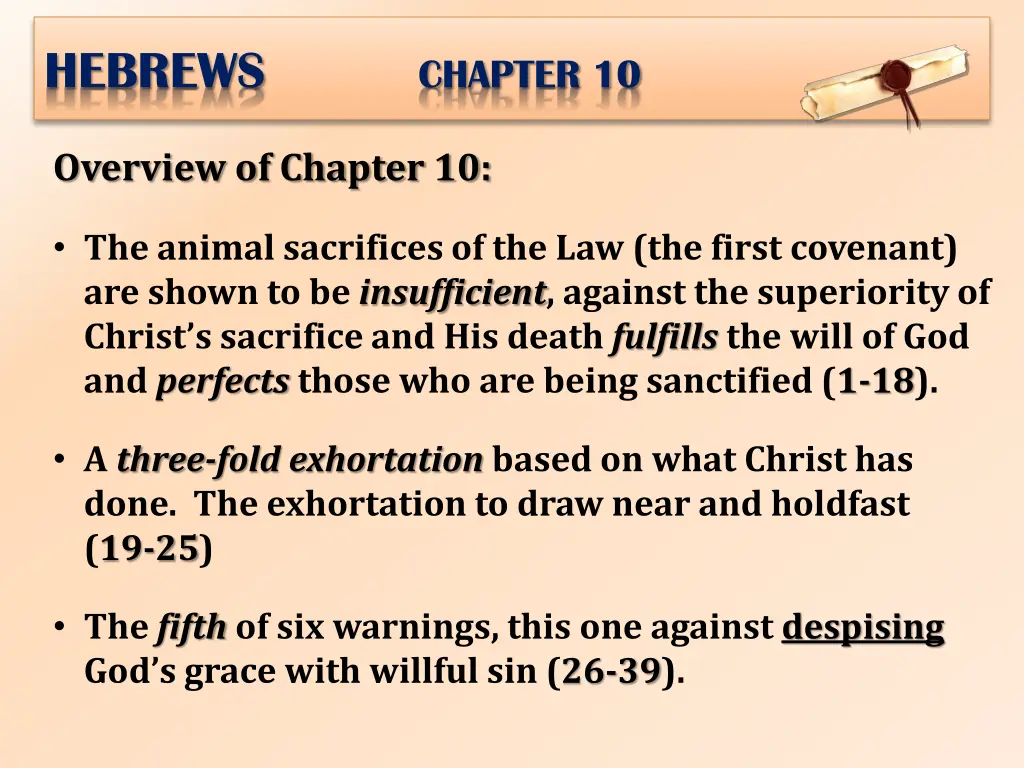 hebrews chapter 10