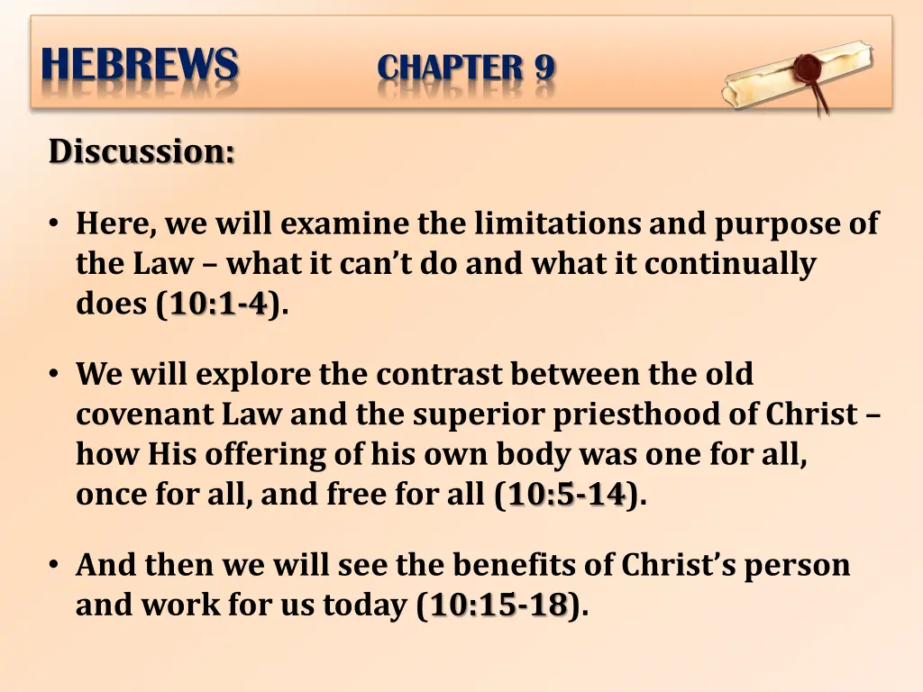 hebrews chapter 9 1