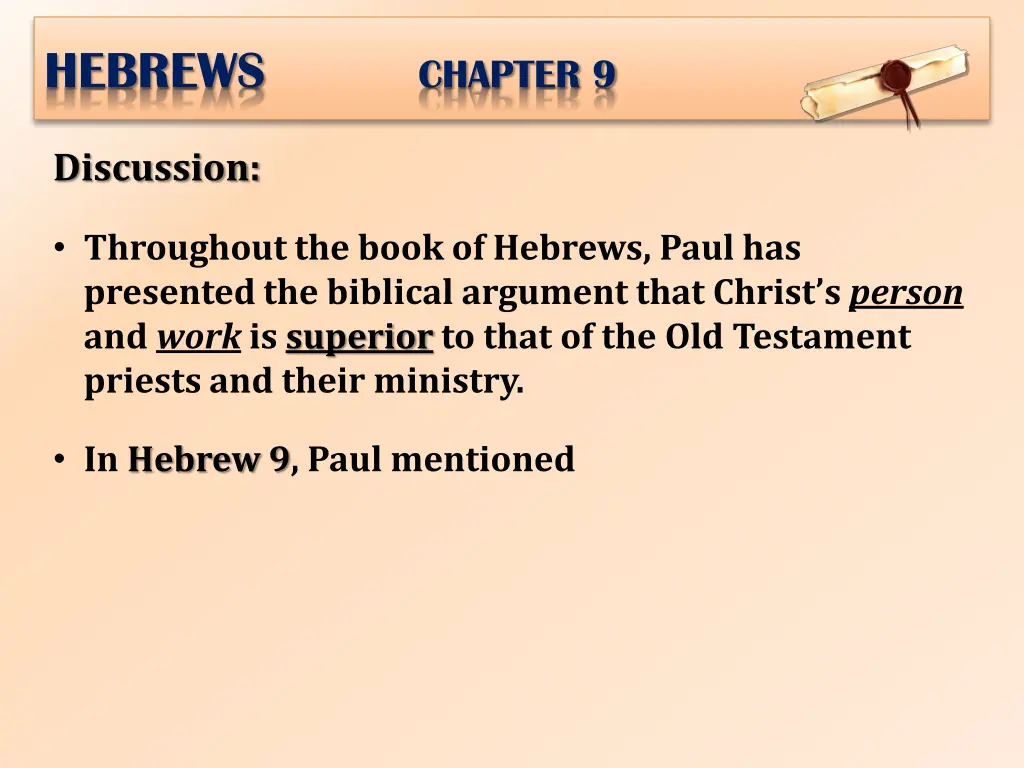 hebrews chapter 9