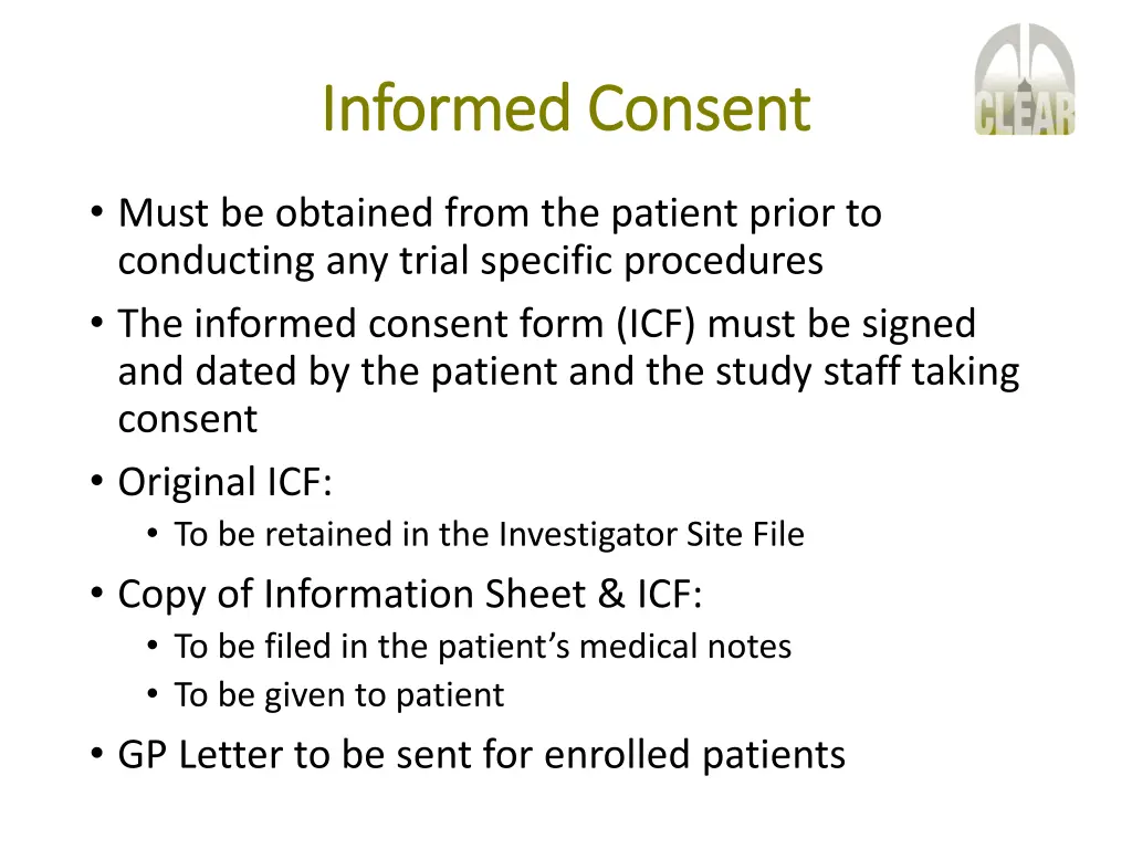 informed consent informed consent