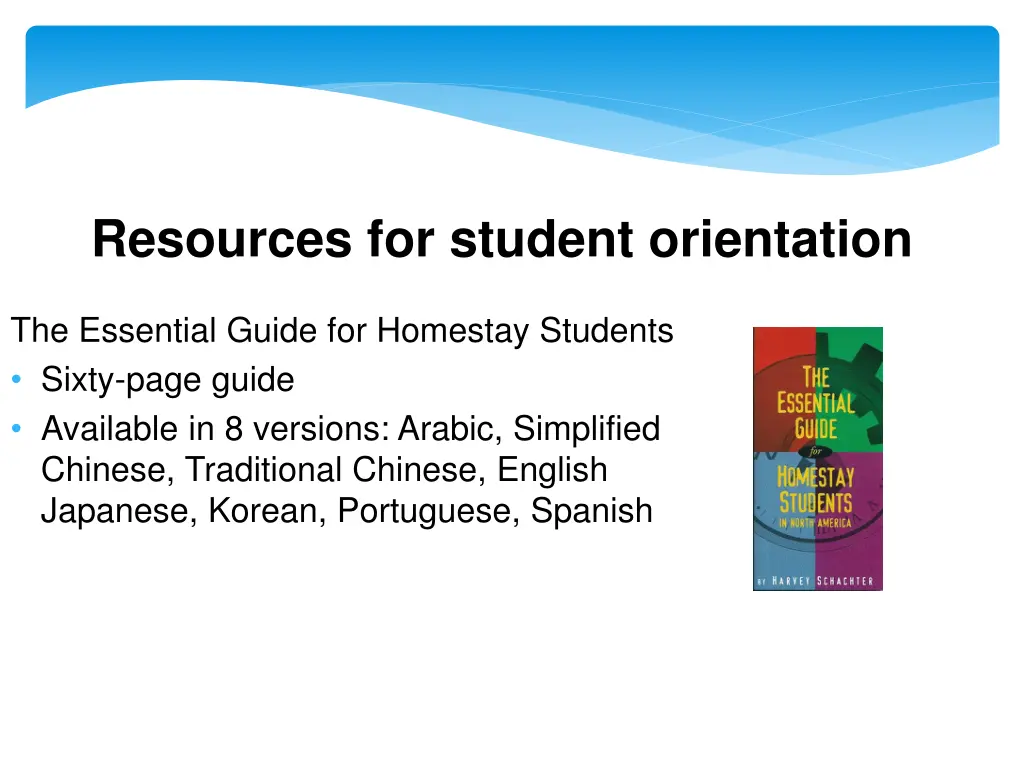 resources for student orientation