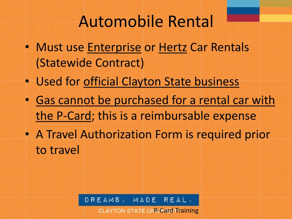 automobile rental