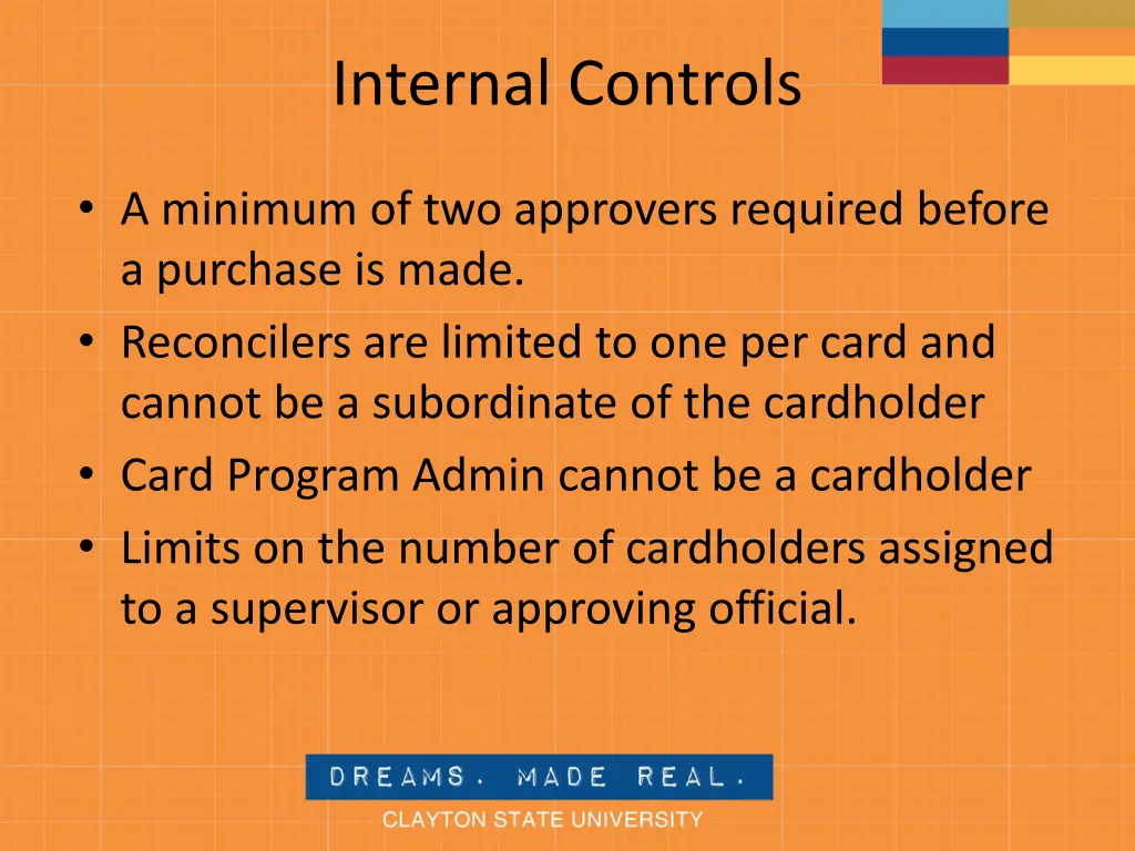 internal controls