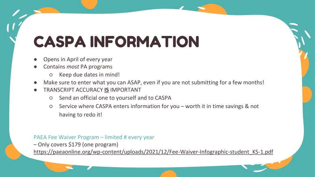 caspa information