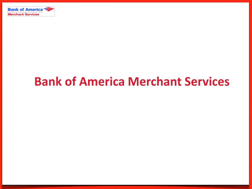 bank of america merchant services