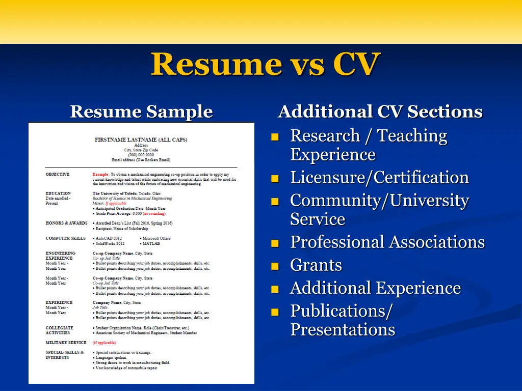 resume vs cv 1