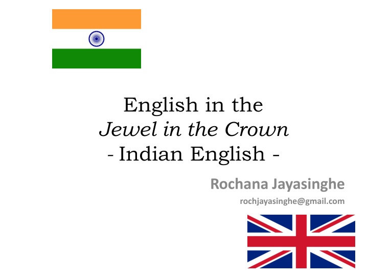 english in the jewel in the crown indian english