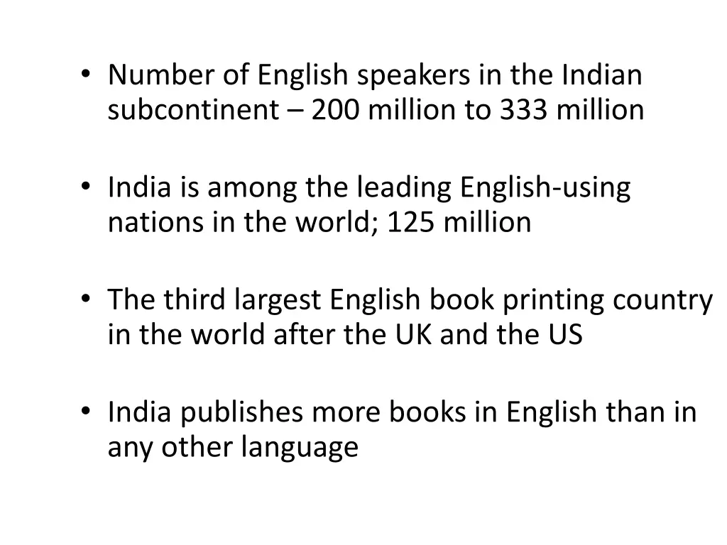 number of english speakers in the indian