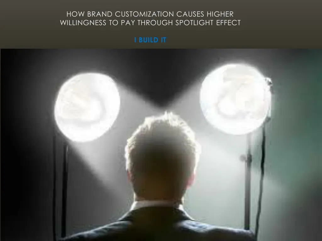 how brand customization causes higher willingness